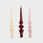 KLEVERING-Candle alpha reds set of 3