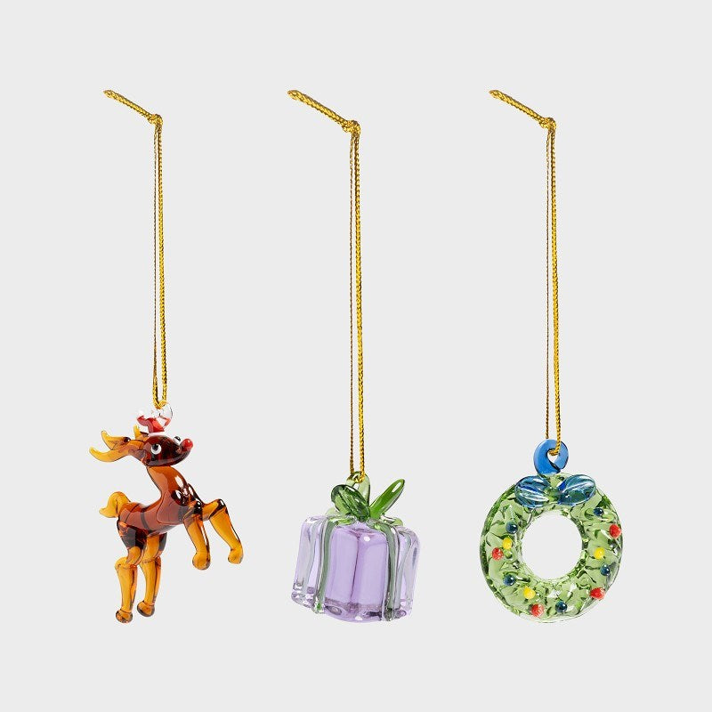 KLEVERING-Ornament merry #1 set of 3
