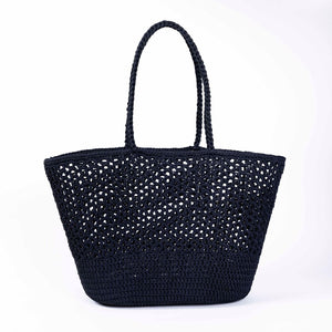 ROMY Black - Crochet Basket
