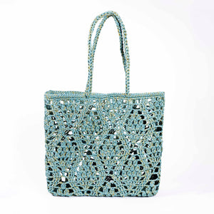 ANOUK Blue Gold - Crochet Basket