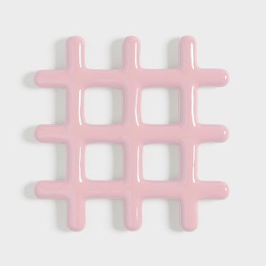 KLEVERING-Trivet grid pink