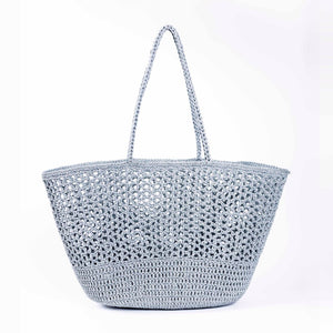 ROMY Silver - Crochet Basket