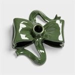 KLEVERING-Candle holder ribbon green