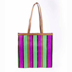 PARISIAN COOL- CANNES Purple Raspberry Tote