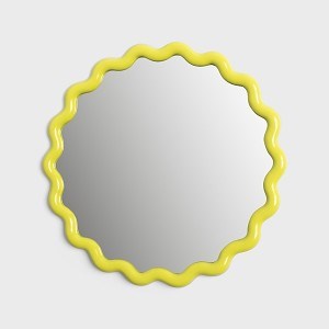 KLEVERING-Mirror zigzag yellow