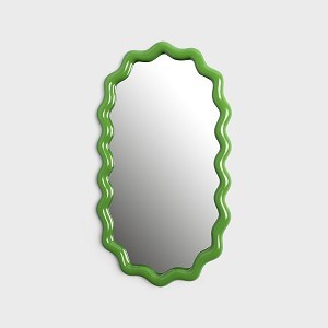 KLEVERING-Mirror zigzag green
