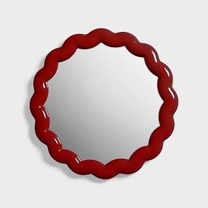 KLEVERING-Mirror zigzag burgundy
