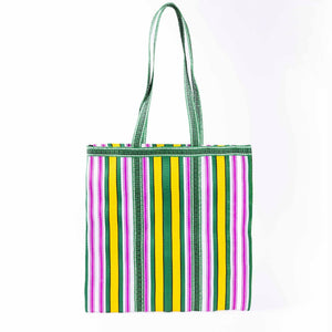 PARISIAN COOL- BIARRITZ Yellow Green Tote