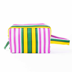 PARISIAN COOL- BIARRITZ Yellow Green Toiletry Bag