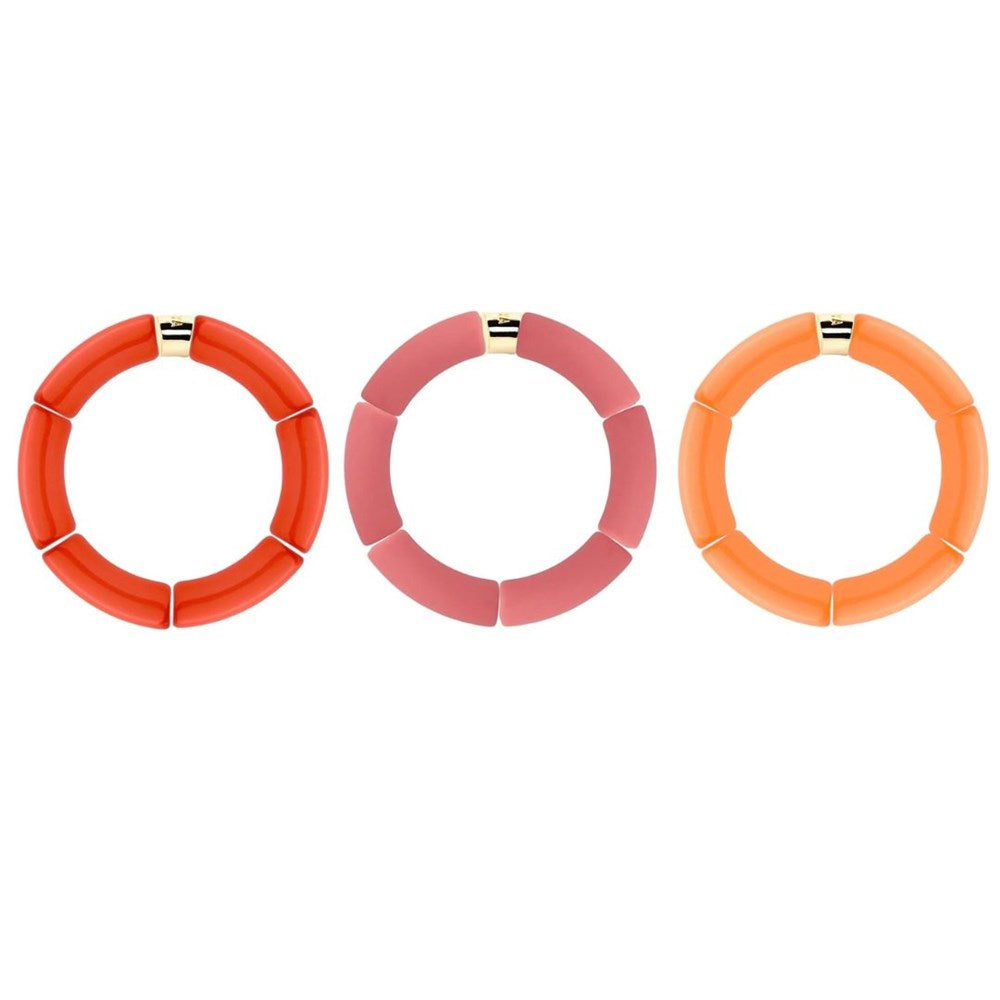 PARABAYA- FOGO MONO Bangle-Set of 3