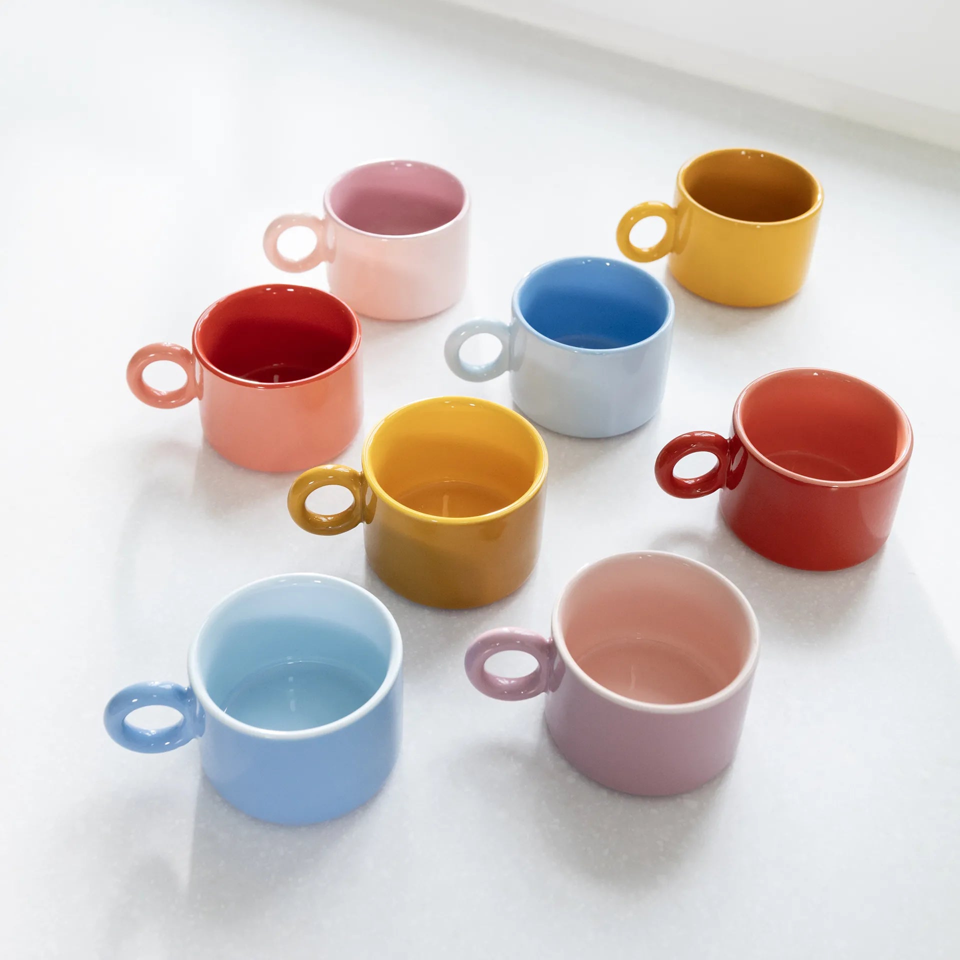 KLEVERING-Mug chiquito red set of 2