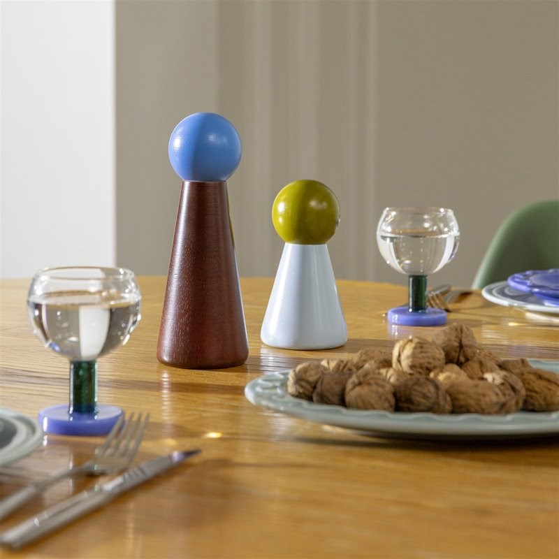 KLEVERING-Salt & pepper halma small blue