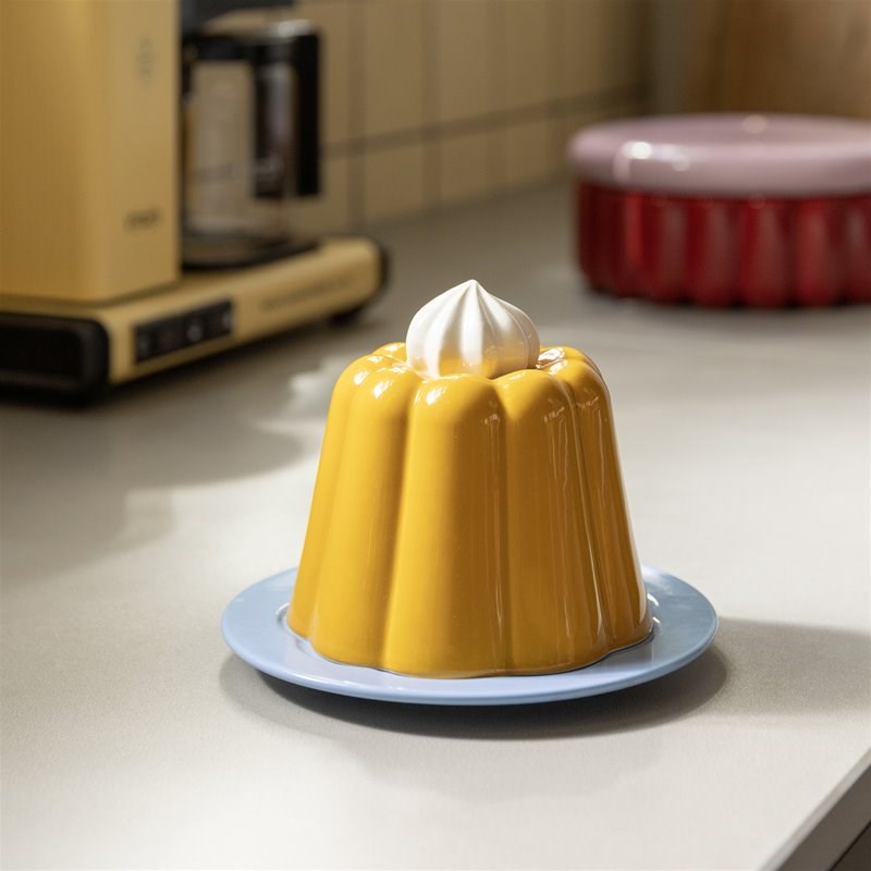 KLEVERING-Cloche pudding yellow