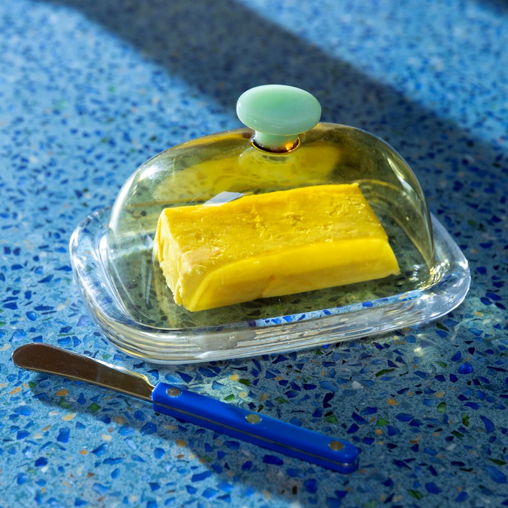KLEVERING Butter dish cantine yellow