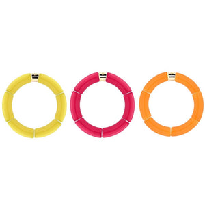 PARABAYA-CARNAVAL MONO  Bangle-Set of 3