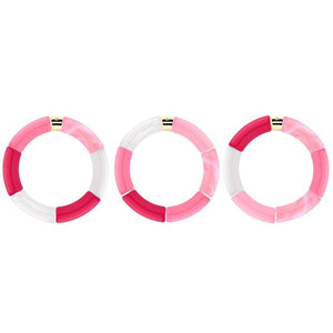 PARABAYA-FLAMINGO Bangle-Set of 3