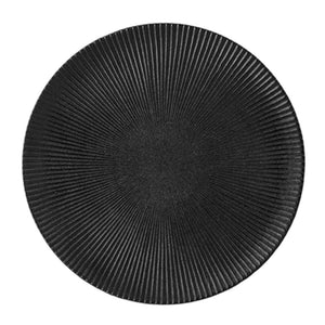 BLOOMINGVILLE-Neri Plate, Black, Stoneware