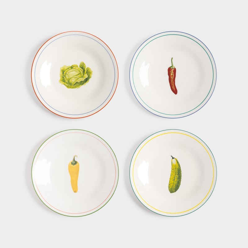 KLEVERING- Vintage Plate vegetable set of 4