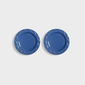 KLEVERING-Plate mochi blue small set of 2