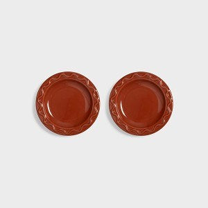 KLEVERING-Plate mochi terra small set of 2