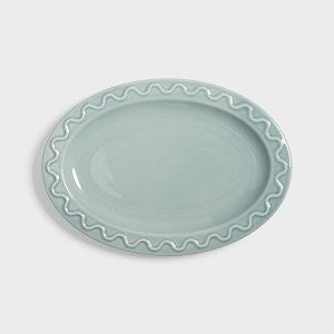 KLEVERING-Plate mochi light blue oval