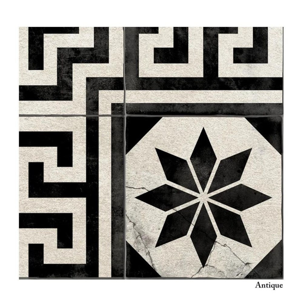 BEIJA FLOR- GOTHIC B&W NEW Vinyl Rug