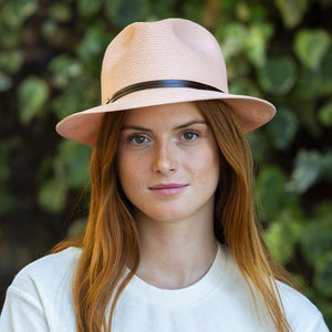 TRAVAUX EN COURS Borsalino Summer Hat - Apricot