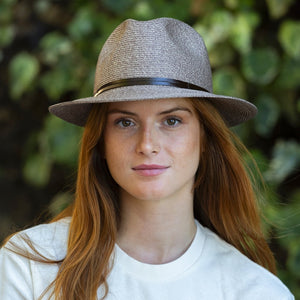 TRAVAUX EN COURS Borsalino Summer Hat - Cocoa