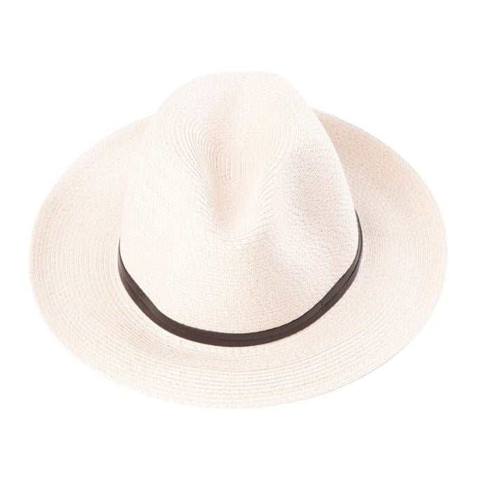 TRAVAUX EN COURS - Borsalino hat leather strap Off White
