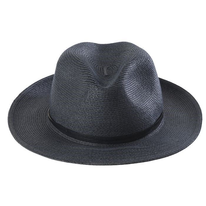 TRAVAUX EN COURS - Borsalino hat leather strap Marine