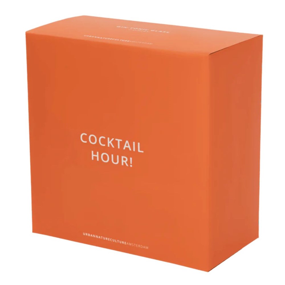 UNC- Gin-tonic Cocktail Glass, Set of 2, Gift Pack