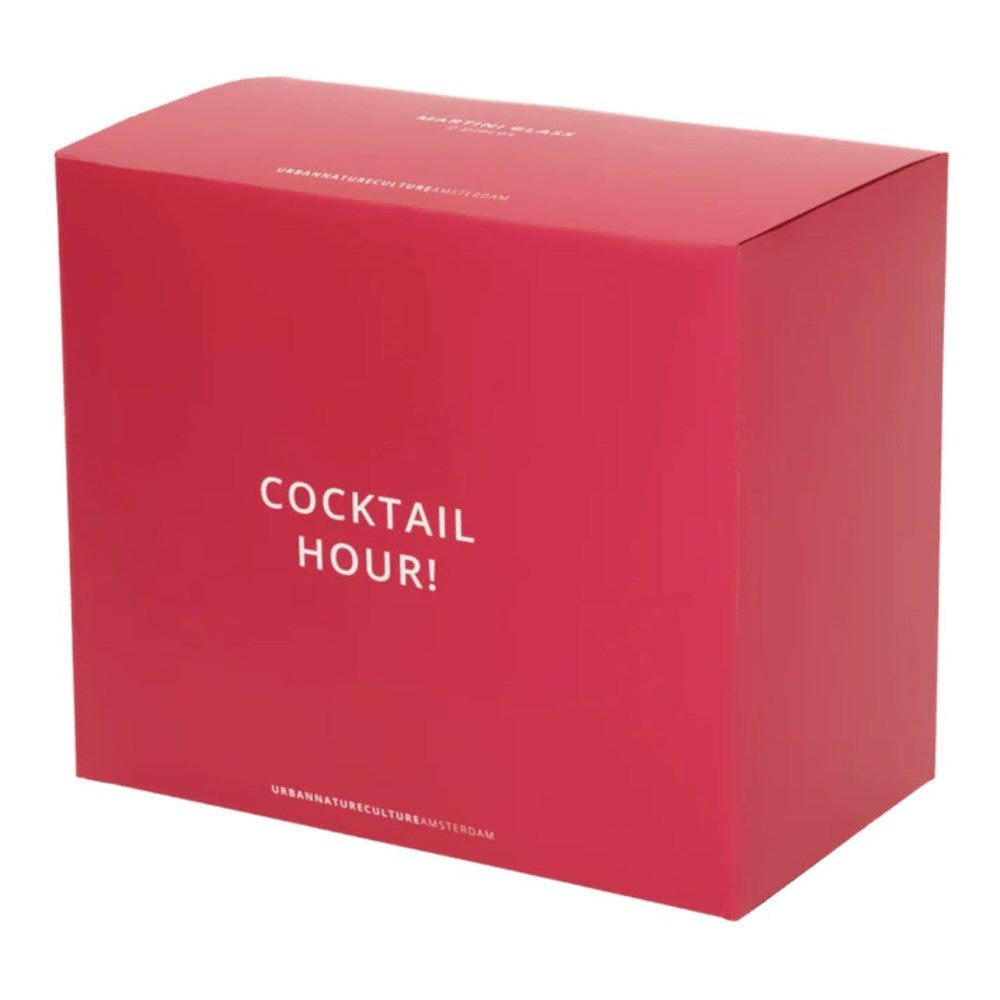 UNC-Martini Cocktail Glass, Set of 2, Gift Pack