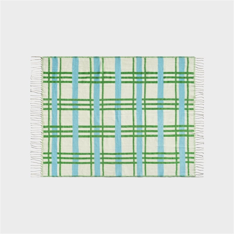 KLEVERING-Throw plano blue 130x200