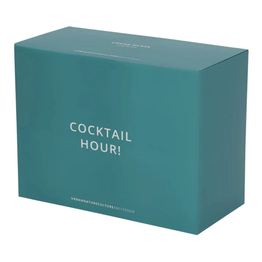 UNC-Coupe Cocktail Glass, Set of 2, Gift Pack