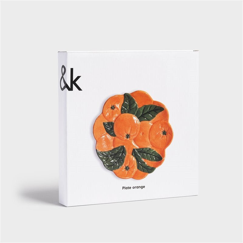 KLEVERING-Plate orange