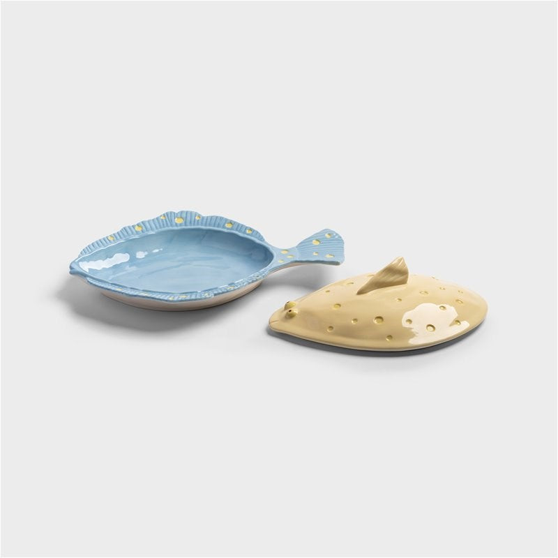 KLEVERING Tureen plaice yellow