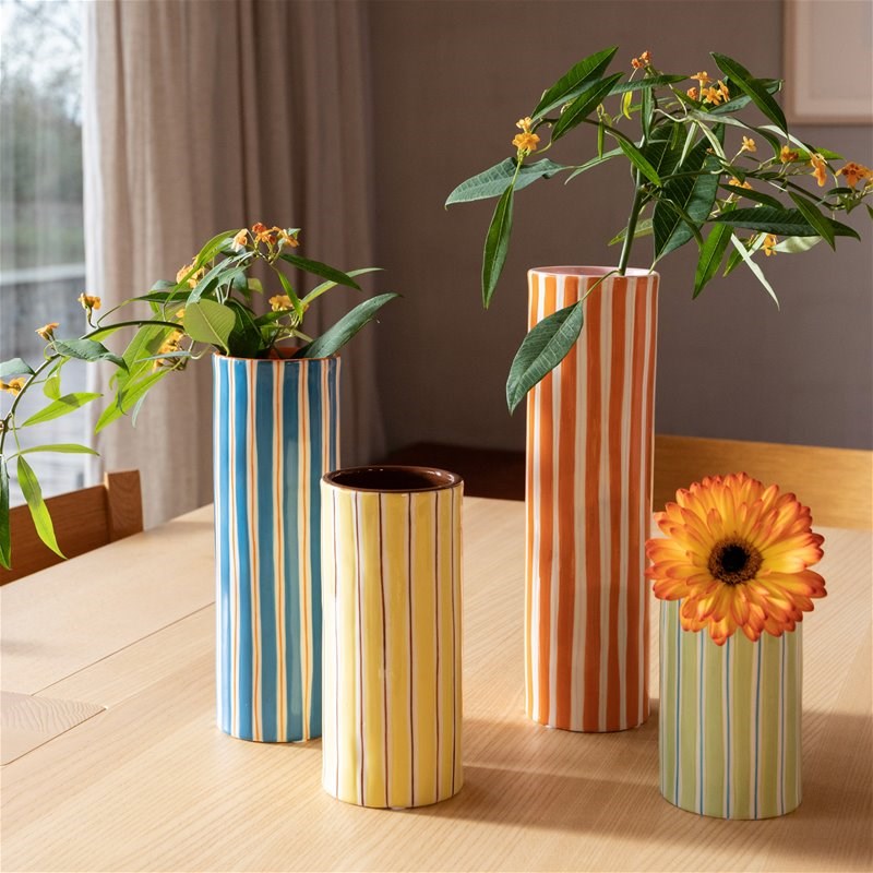 KLEVERING-Vase ray orange