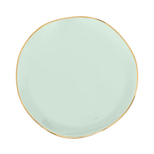 UNC-Good Morning Plate Celadon, ?17 cm