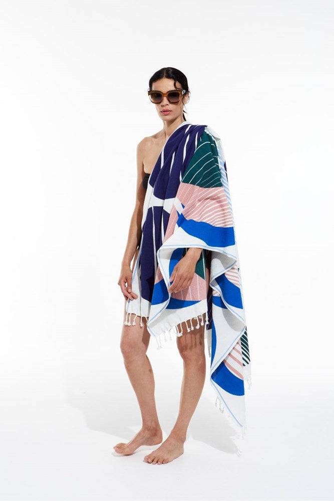 305-LILAS CINETIQUE BEACH TOWEL- S24