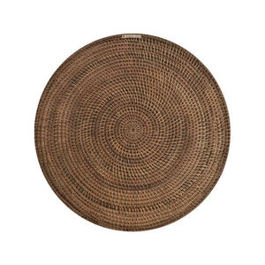 BEIJA FLOR - SPIRAL DARK REED Vinyl Placemat