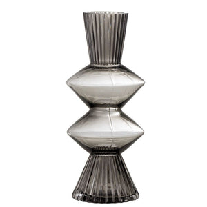 Davine Vase, Grey, Glass