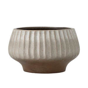 BLOOMINGVILLE-Assie Flowerpot, Grey, Stoneware