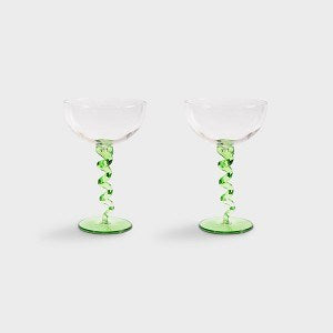 KLEVERING-Coupe spiral green set of 2