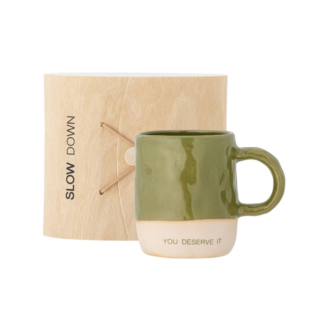 BLOOMINGVILLE-Neo Mug, Green, Stoneware
