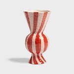 KLEVERING-Vase rhombic red