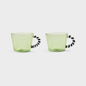 KLEVERING-Glass duet green set of 2
