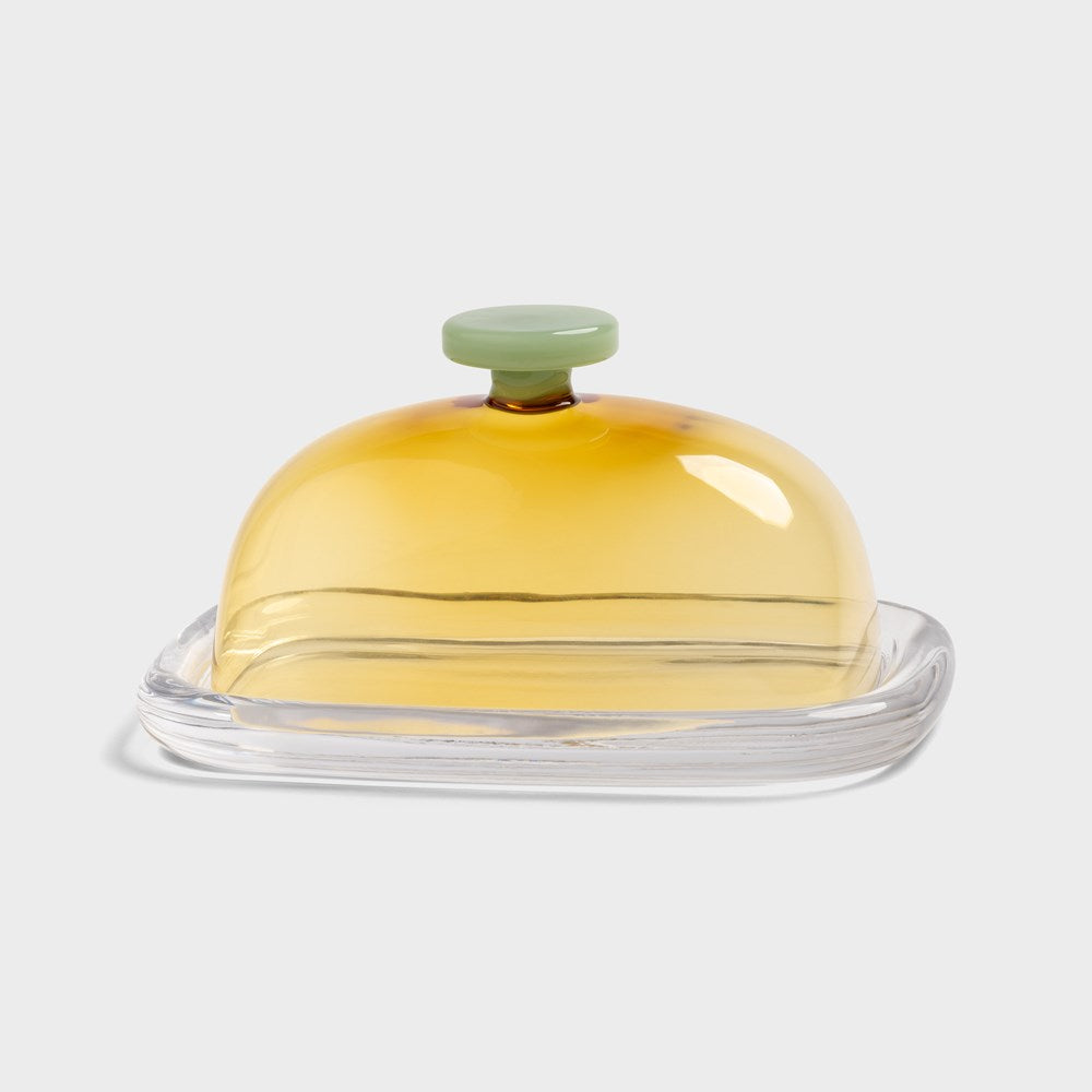 KLEVERING Butter dish cantine yellow