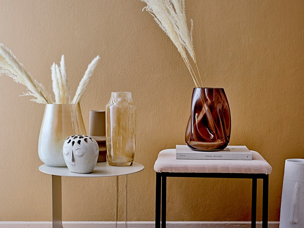 BLOOMINGVILLE-Ingolf Vase, Brown, Glass