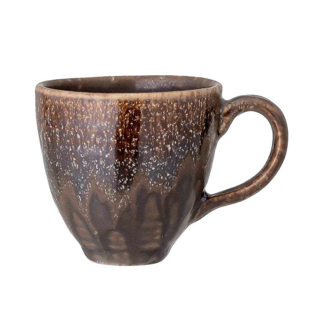CREATIVE COLLECTION-Willow Espresso Cup, Brown, Stoneware