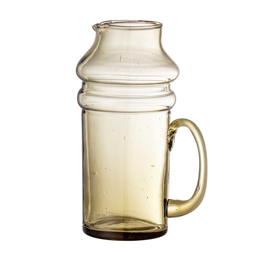 BLOOMINGVILLE - CASIE Jug, Brown, Recycled Glass